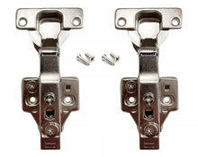 Load image into Gallery viewer, Slick Dealz 110 Degree (20 Pack - 10 Pairs) Cabinet Hinges Frameless Two Way Full Overlay Soft Closing 3D Adjustable Concealed Cabinet Hinge with 35mm Hinge Cup, Nickel Plated (New Model)