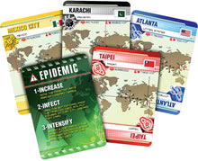 Load image into Gallery viewer, Pandemic (English version) A board game by Z-MAN Games | 2 to 4 Players |Board Games for Family |45-60 Minutes of Gameplay | Games for Family Game Night | For Kids and Adults Ages 8+