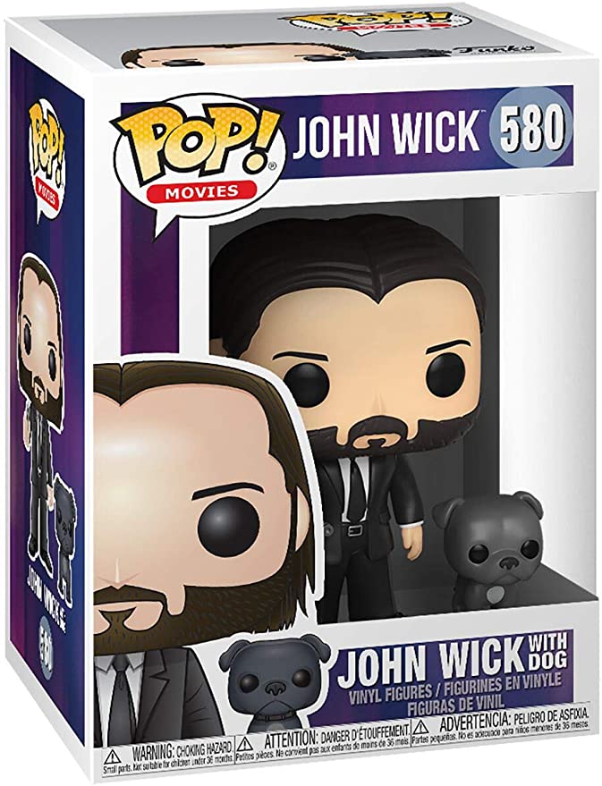 FunKo Pop! Movies: John Wick - John in Black Suit with Dog Buddy