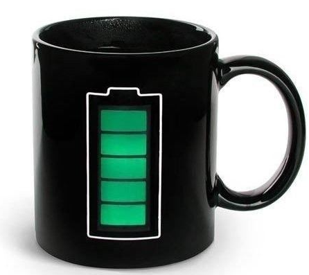 Battery Morph Mug (Black)