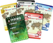 Load image into Gallery viewer, Pandemic (English version) A board game by Z-MAN Games | 2 to 4 Players |Board Games for Family |45-60 Minutes of Gameplay | Games for Family Game Night | For Kids and Adults Ages 8+
